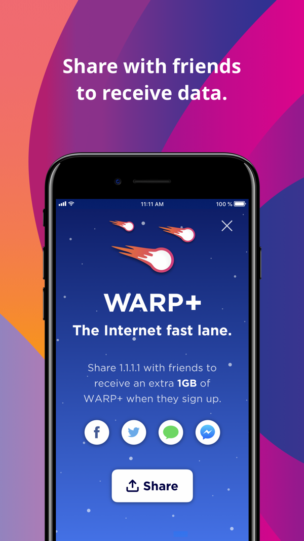1.1.1.1 iPhone screenshot 4