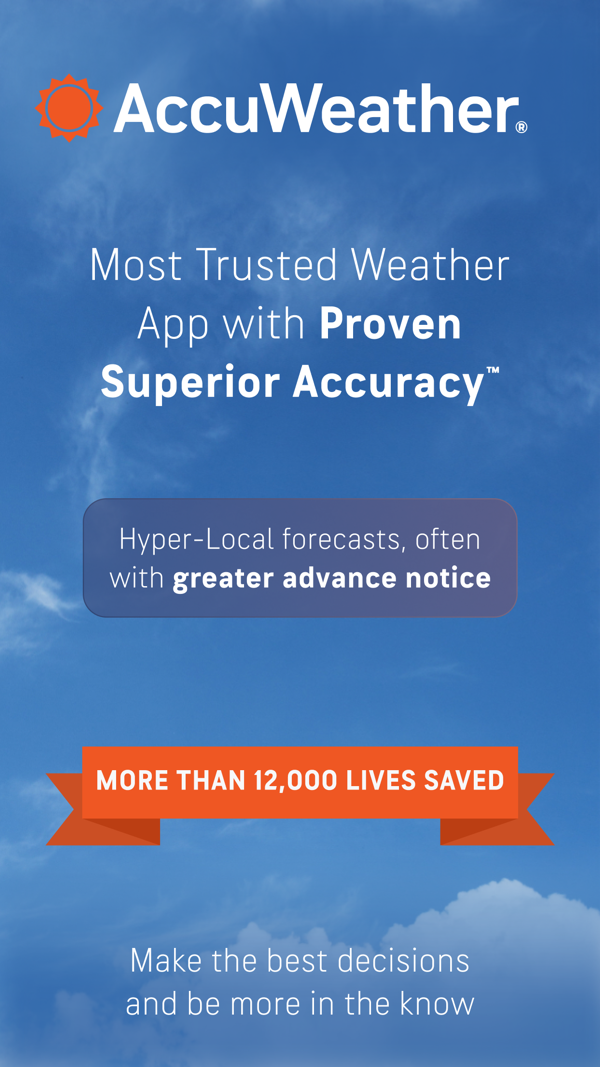 AccuWeather iPhone screenshot 1