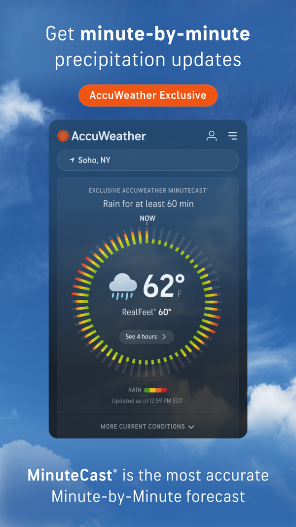 AccuWeather iPhone screenshot 2