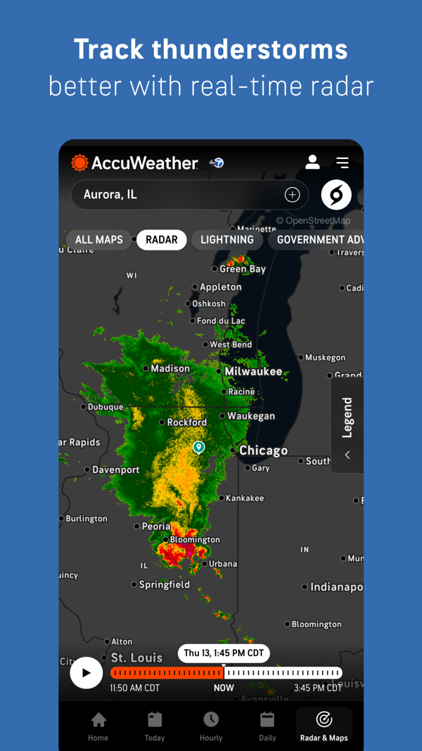 AccuWeather iPhone screenshot 6