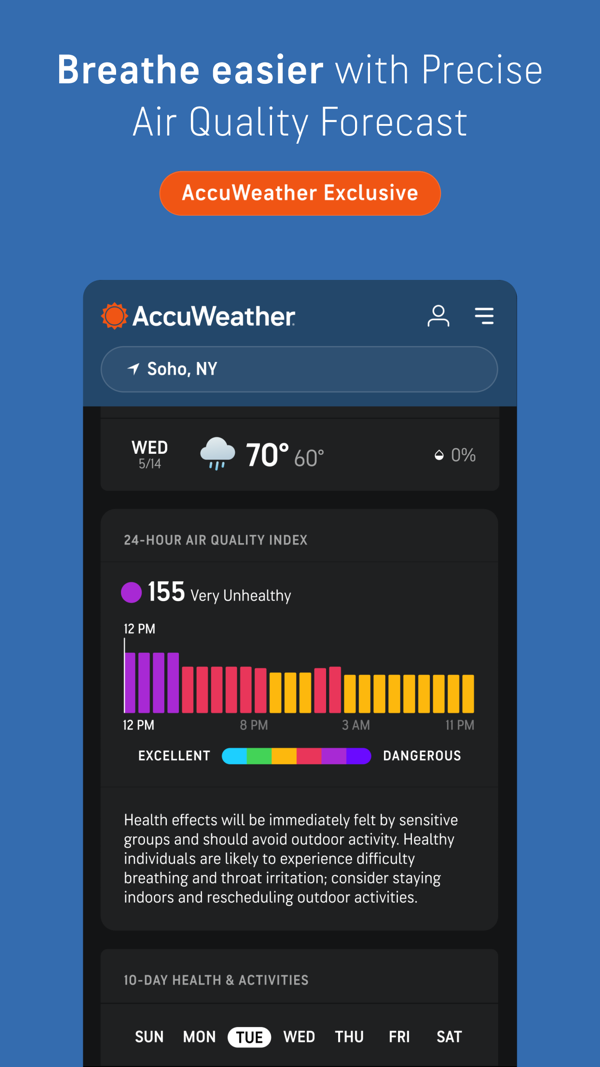 AccuWeather iPhone screenshot 7