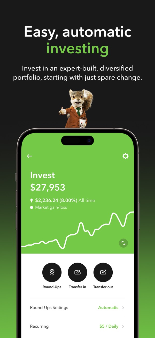 Acorns iPhone screenshot 2