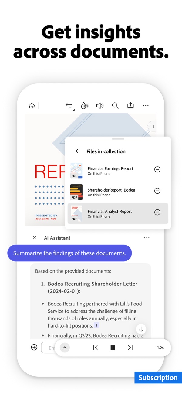 Acrobat Reader iPhone screenshot 4
