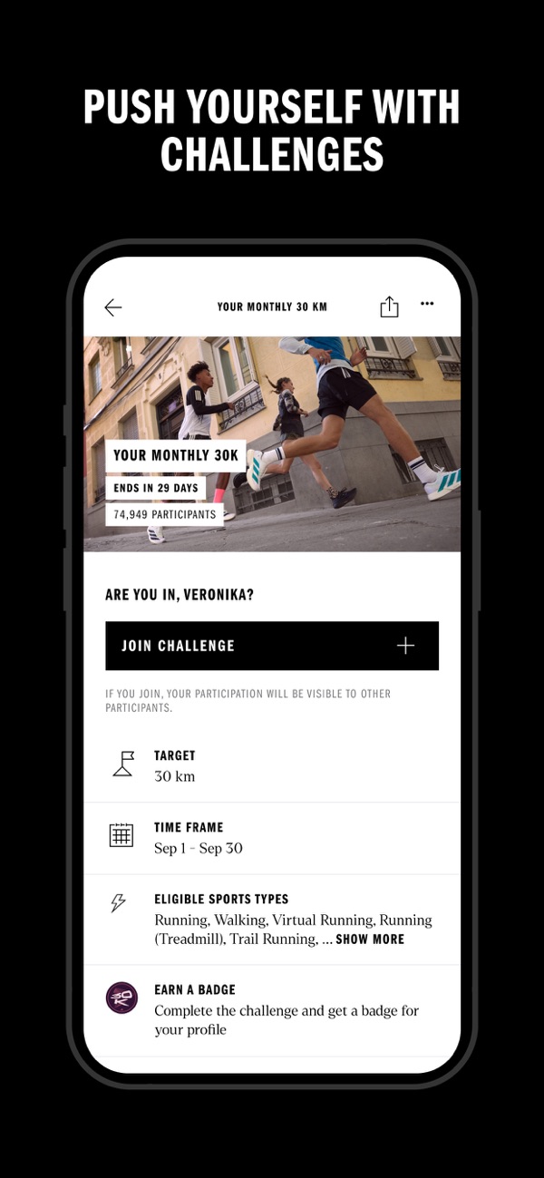 adidas Running iPhone screenshot 4