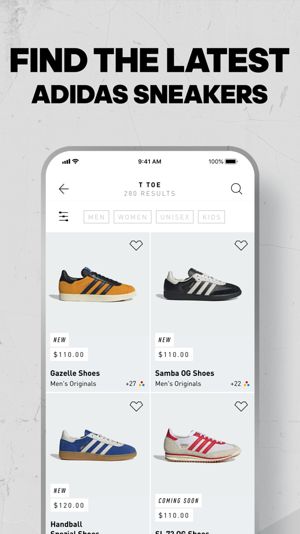 adidas iPhone screenshot 3