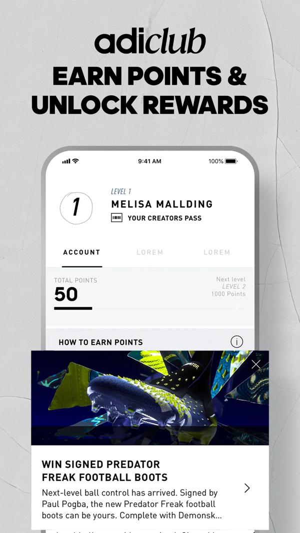 adidas iPhone screenshot 5