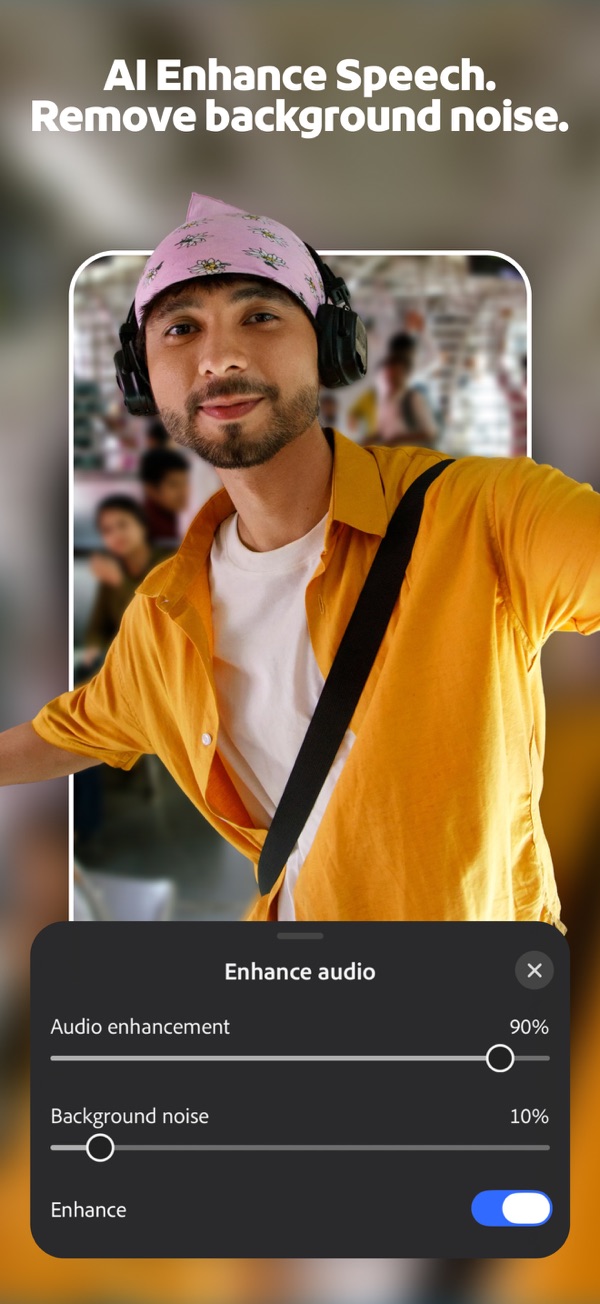 Adobe Premiere AI Video Editor iPhone screenshot 2