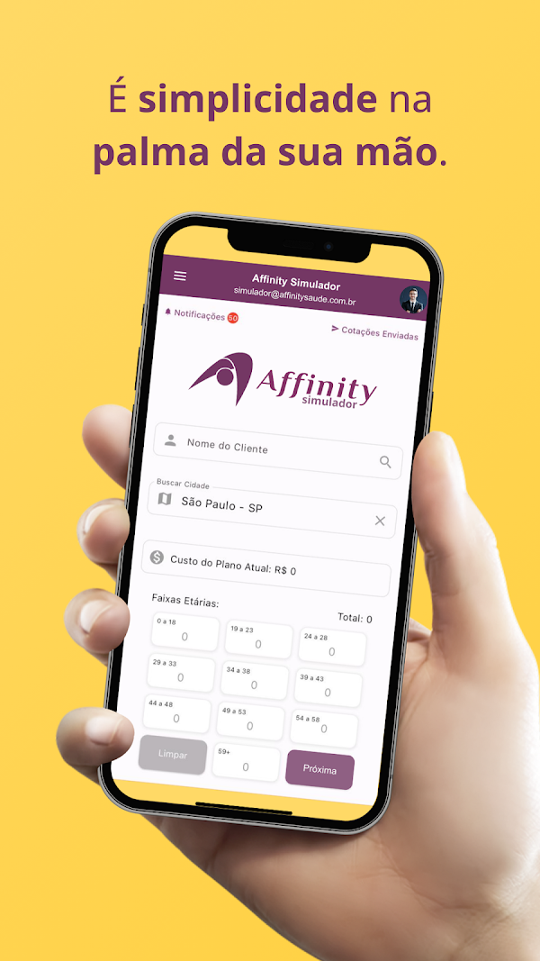 Affinity Simulador Android phone screenshot 5