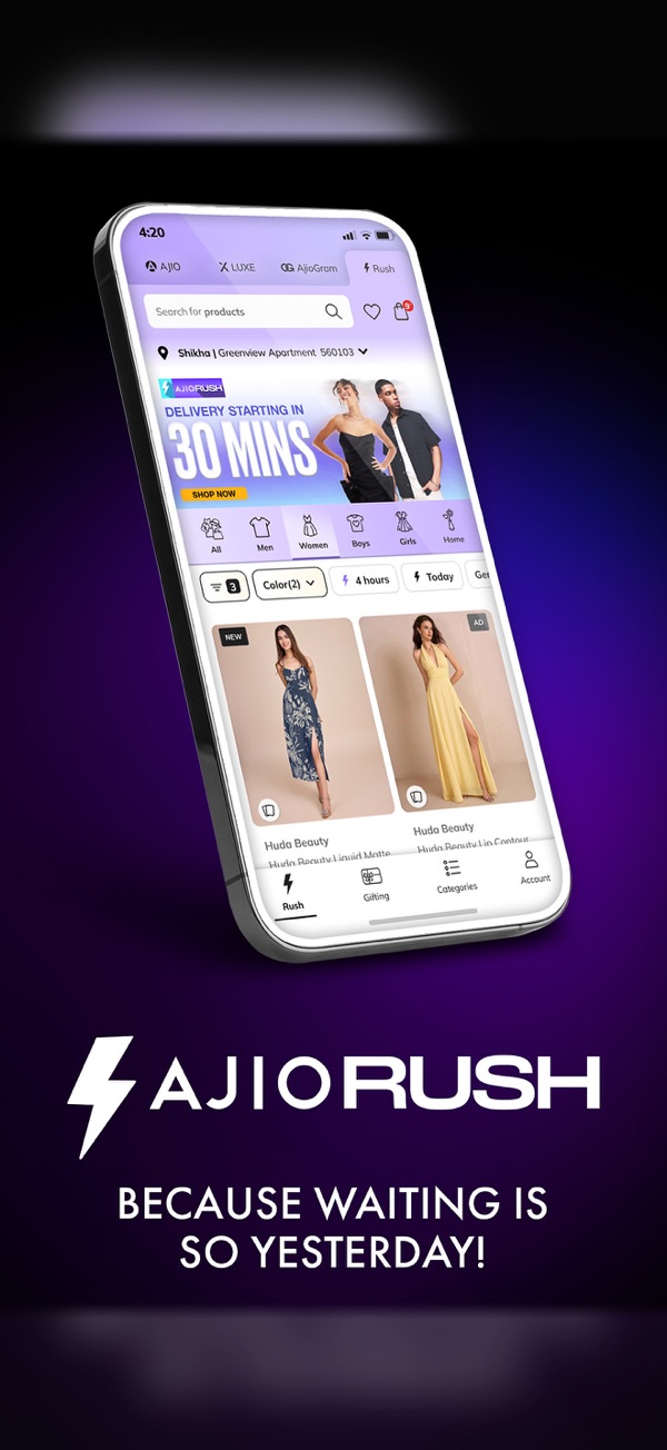 AJIO Online Shopping App iPhone screenshot 4
