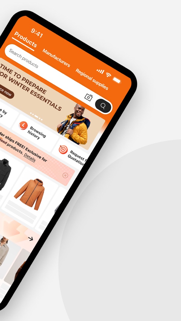 Alibaba.com B2B Trade App iPhone screenshot 2