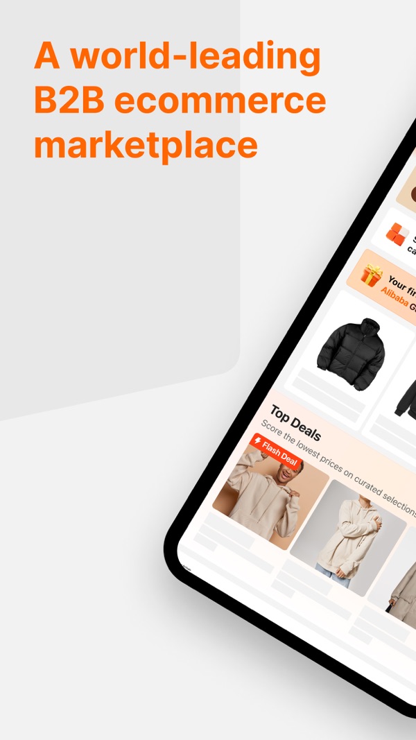 Alibaba.com B2B Trade App iPhone screenshot 1