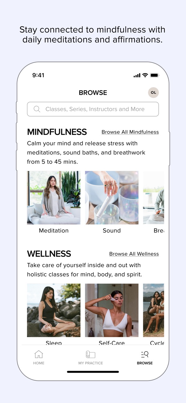 ALO Wellness Club iPhone screenshot 4