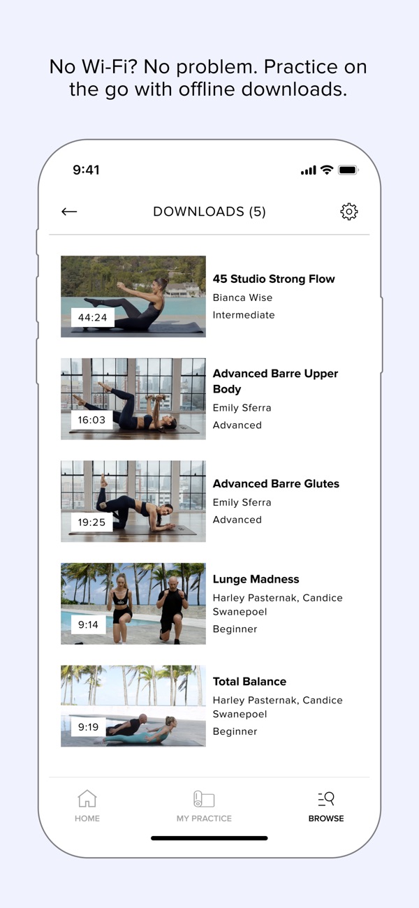 ALO Wellness Club iPhone screenshot 8