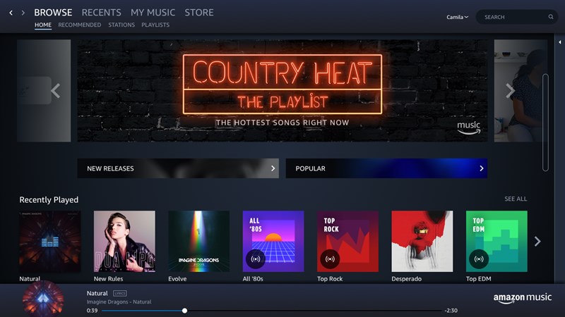 Amazon Music Windows screenshot 1
