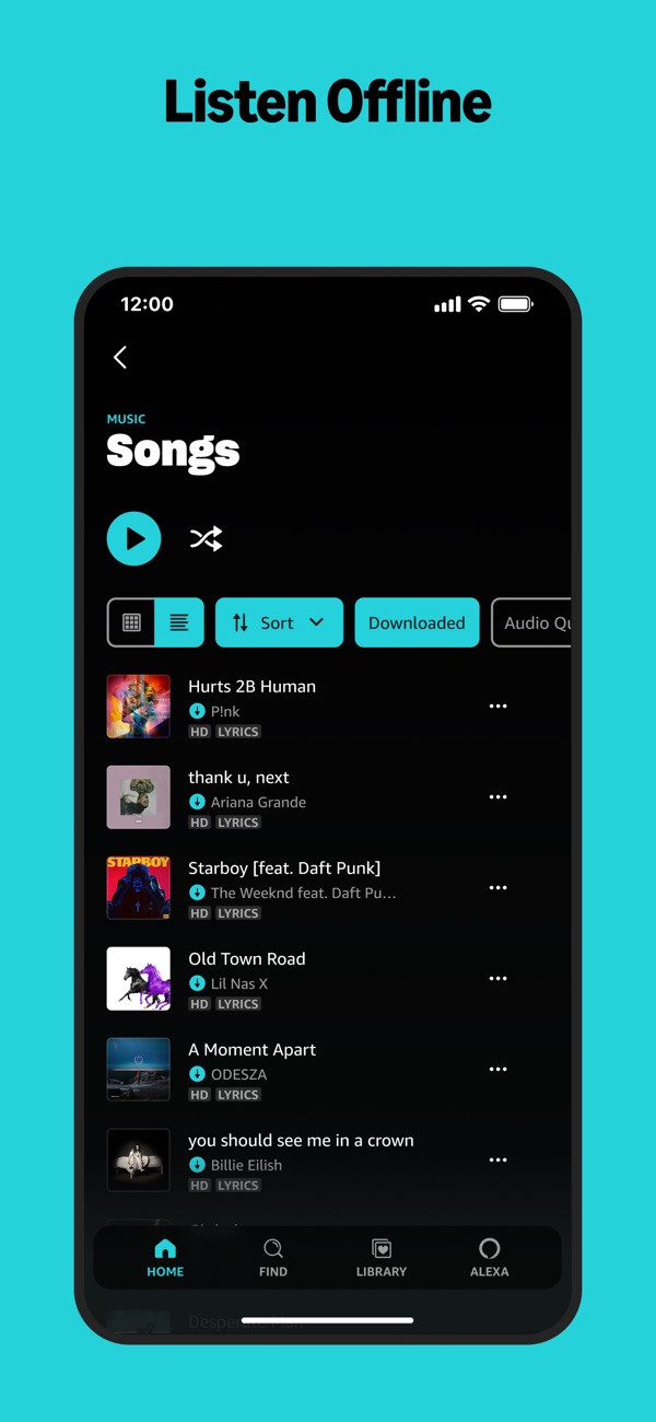 Amazon Music iPhone screenshot 6