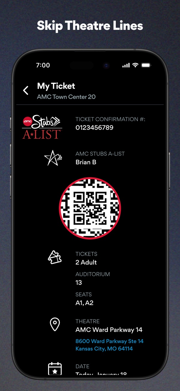 AMC Theatres iPhone screenshot 4