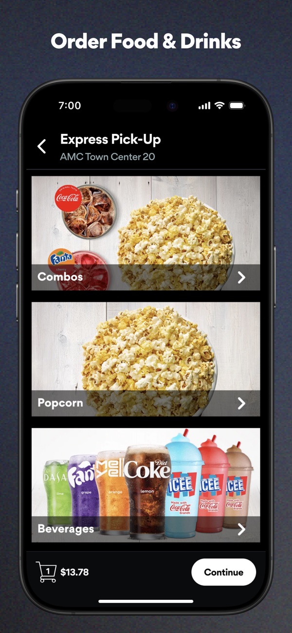 AMC Theatres iPhone screenshot 3