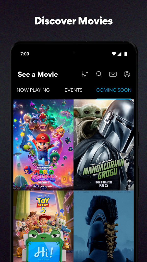 AMC Theatres Android phone screenshot 1