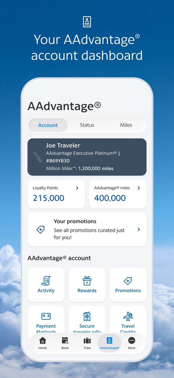 American Airlines iPhone screenshot 5