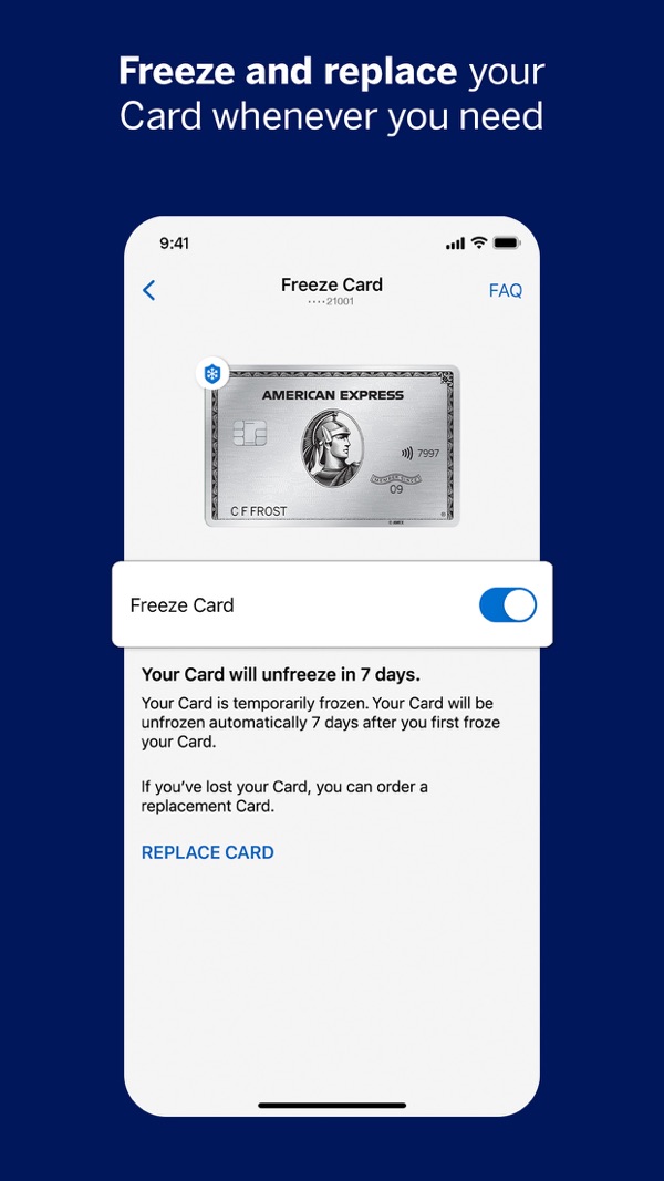 Amex iPhone screenshot 5