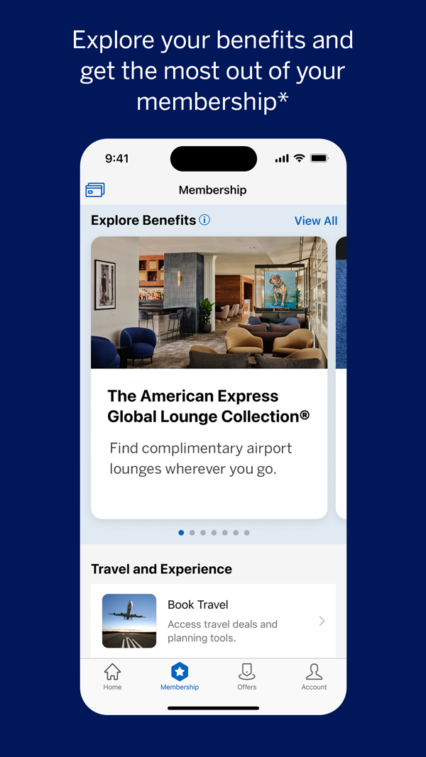 Amex iPhone screenshot 3