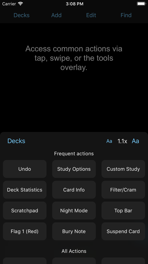AnkiMobile Flashcards iPhone screenshot 4