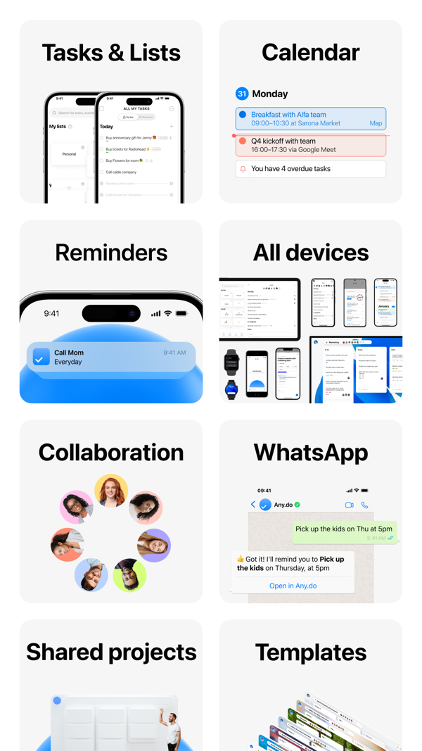 Any.do iPhone screenshot 3