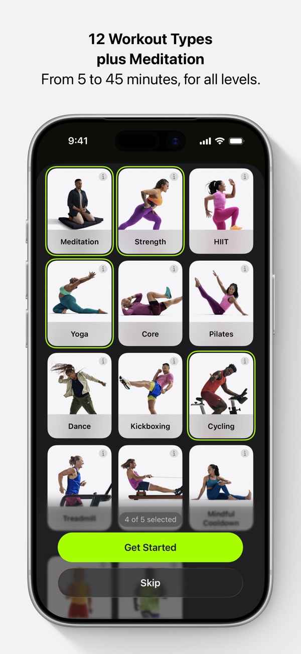 Apple Fitness iPhone screenshot 3