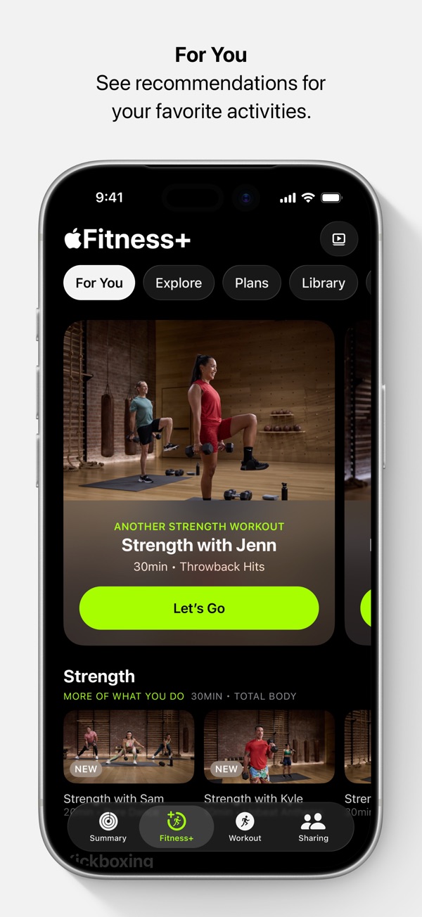 Apple Fitness iPhone screenshot 4