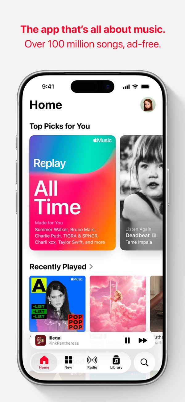Apple Music iPhone screenshot 1