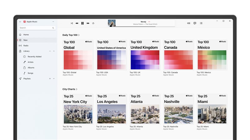 Apple Music Windows screenshot 1