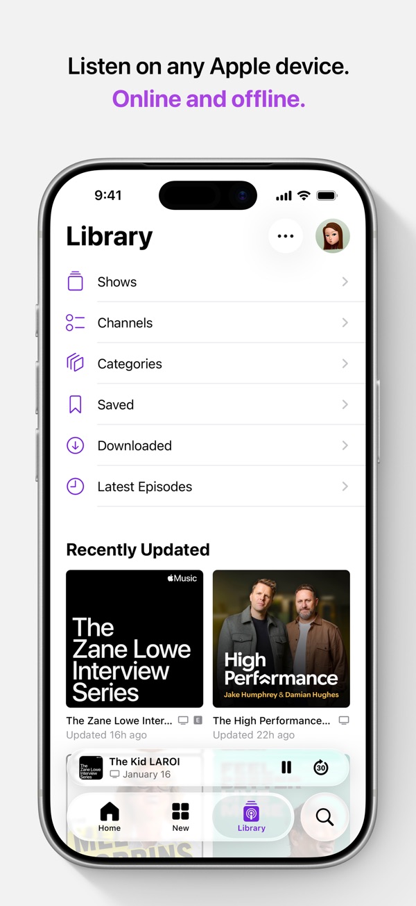 Apple Podcasts iPhone screenshot 5