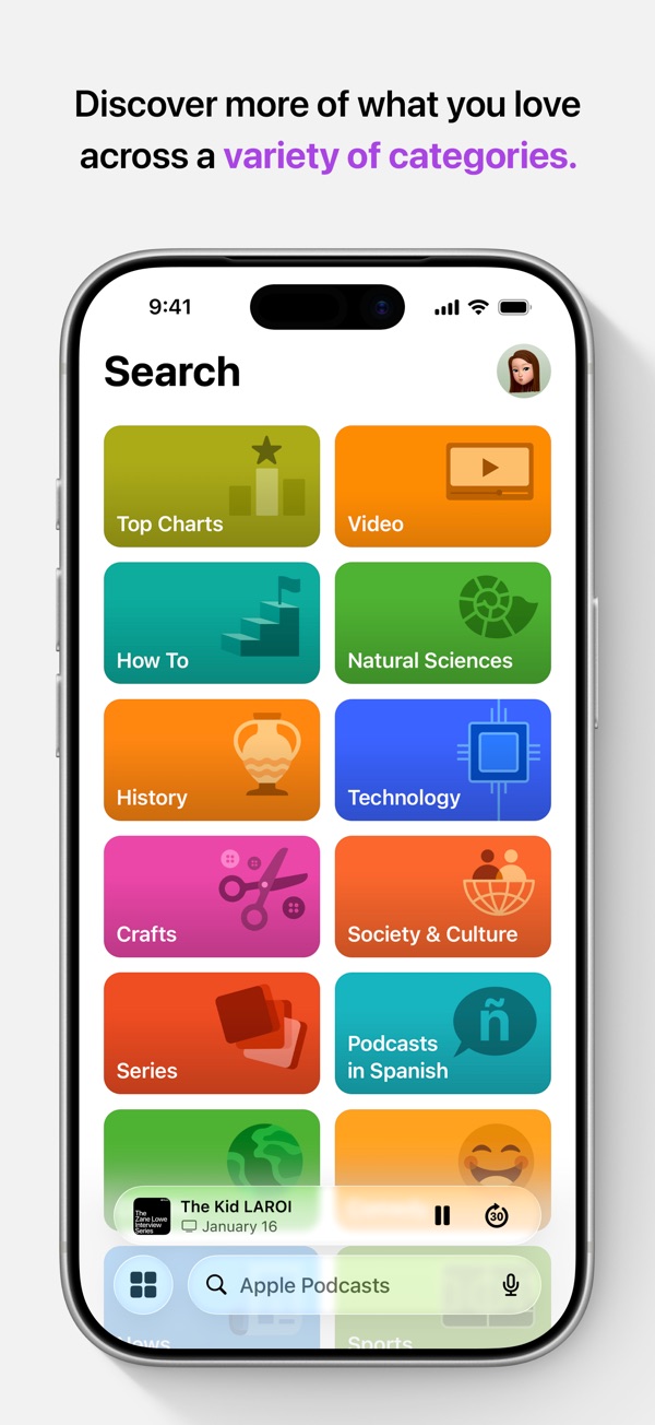 Apple Podcasts iPhone screenshot 4