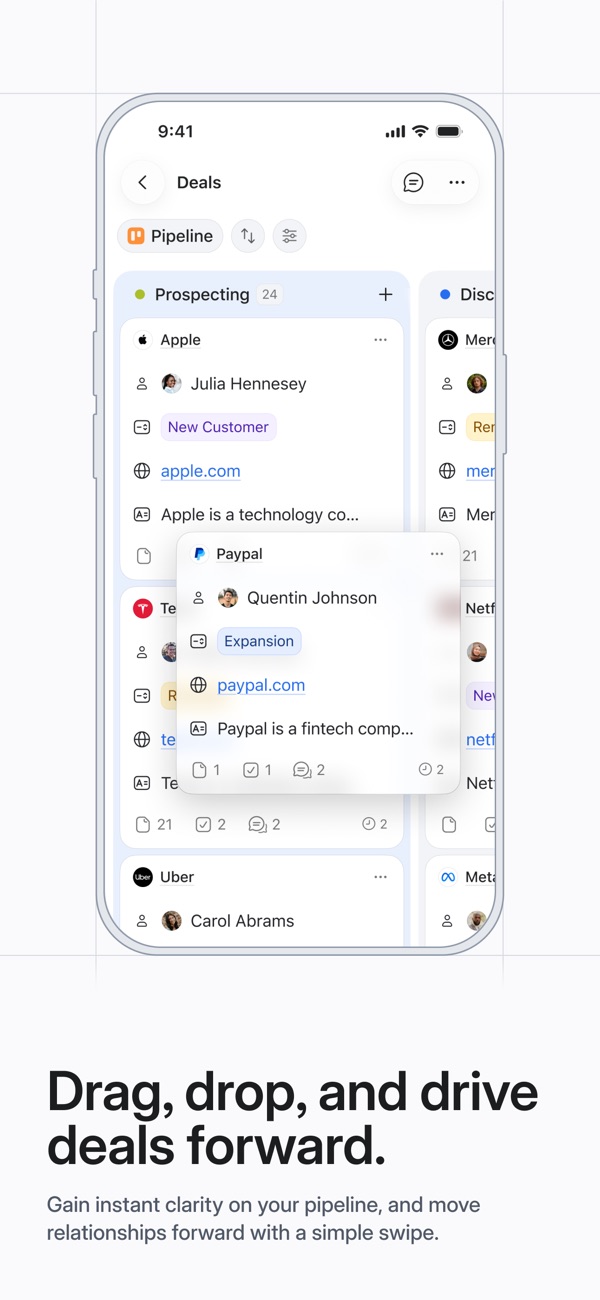 Attio iPhone screenshot 1