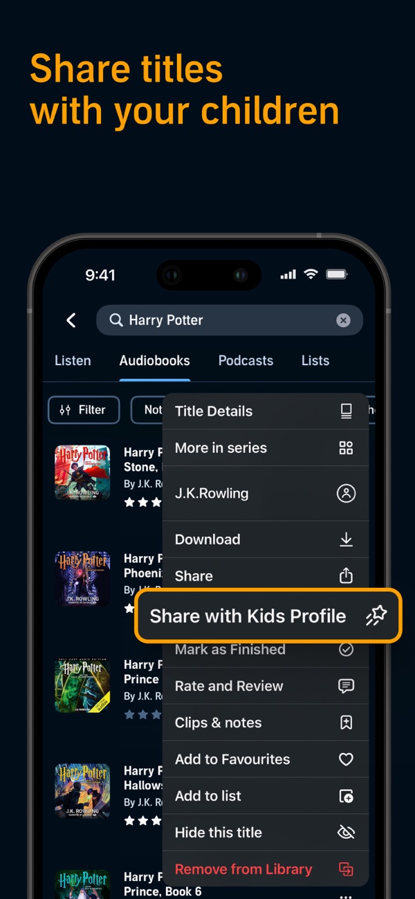 Audible iPhone screenshot 4