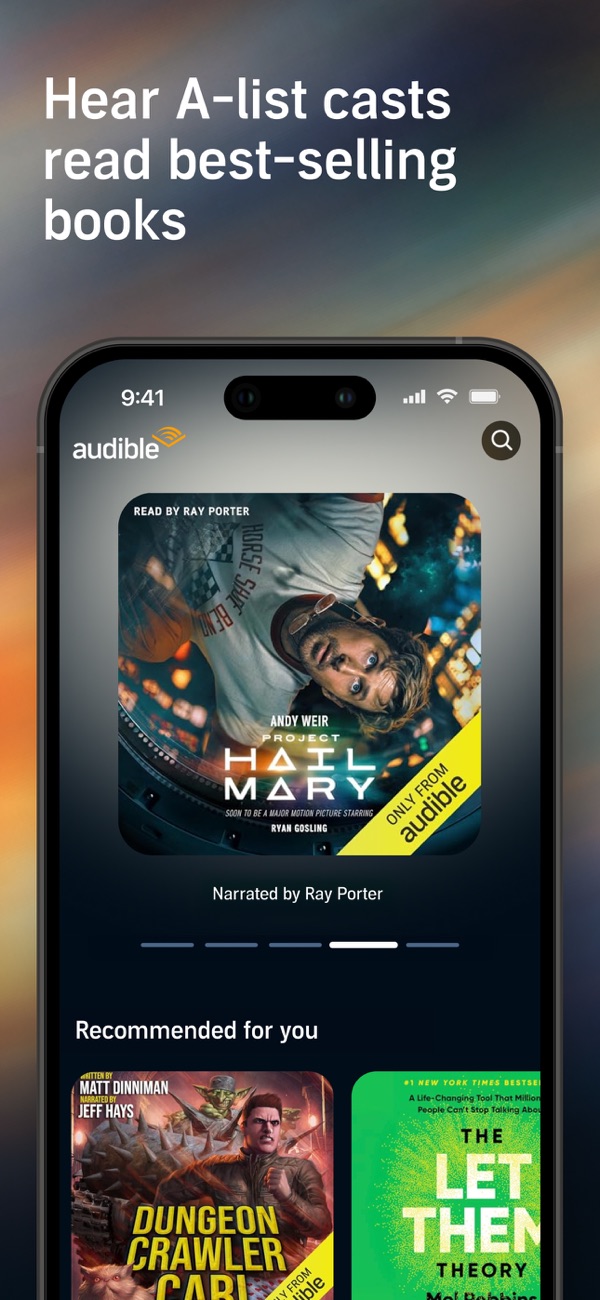 Audible iPhone screenshot 2