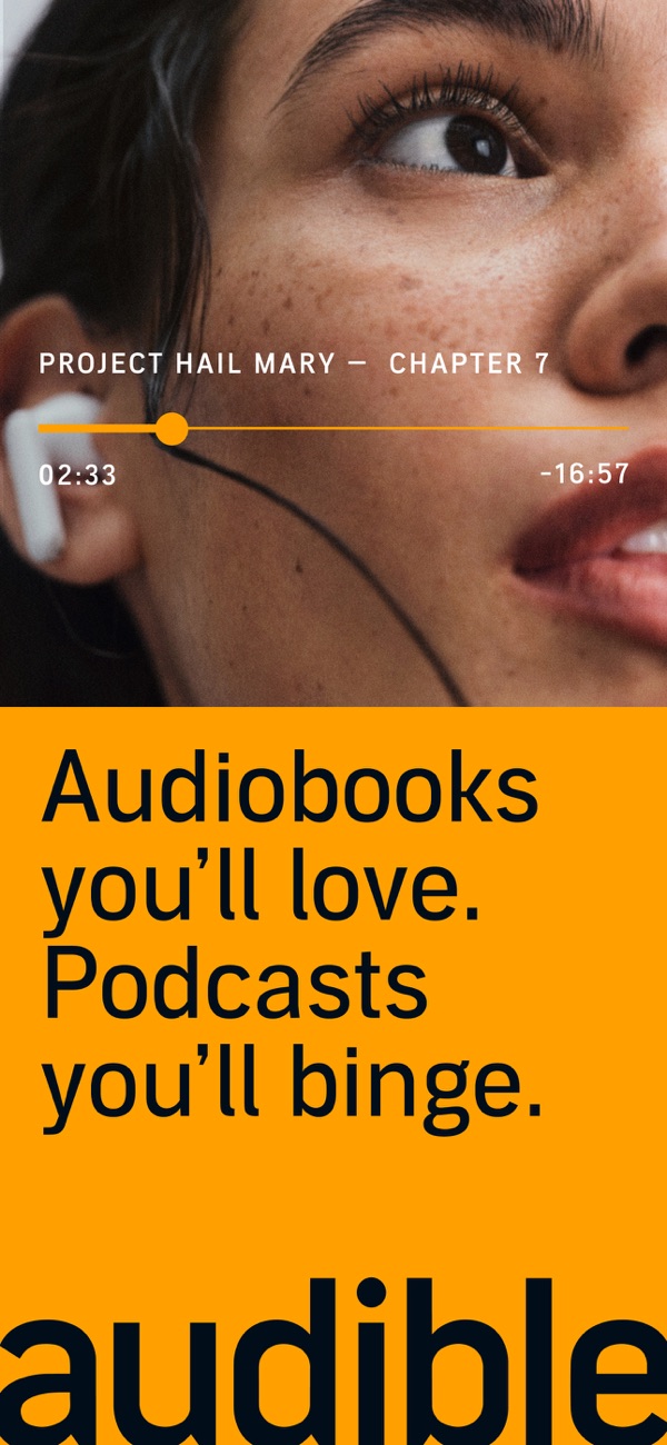Audible iPhone screenshot 1