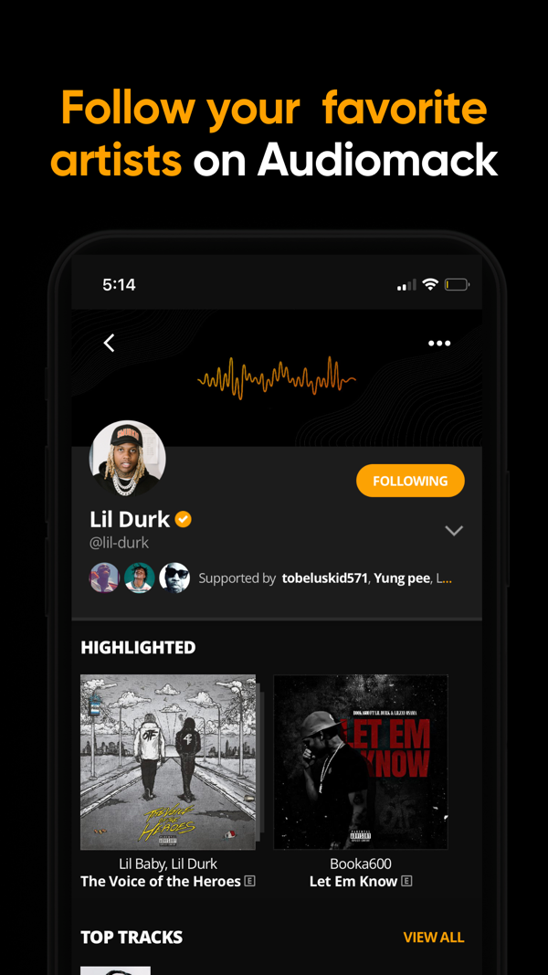 Audiomack iPhone screenshot 5
