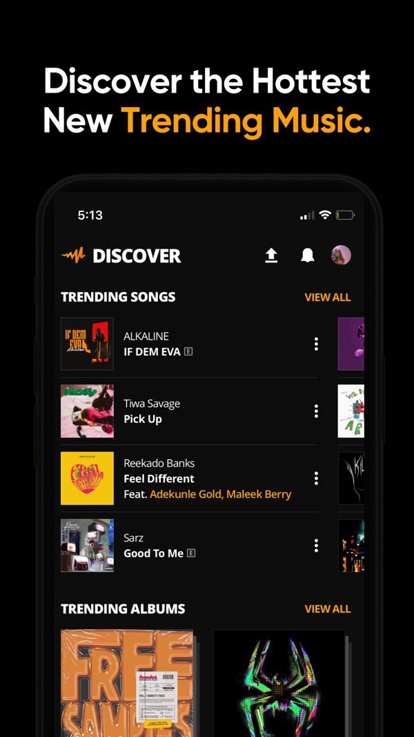 Audiomack iPhone screenshot 3