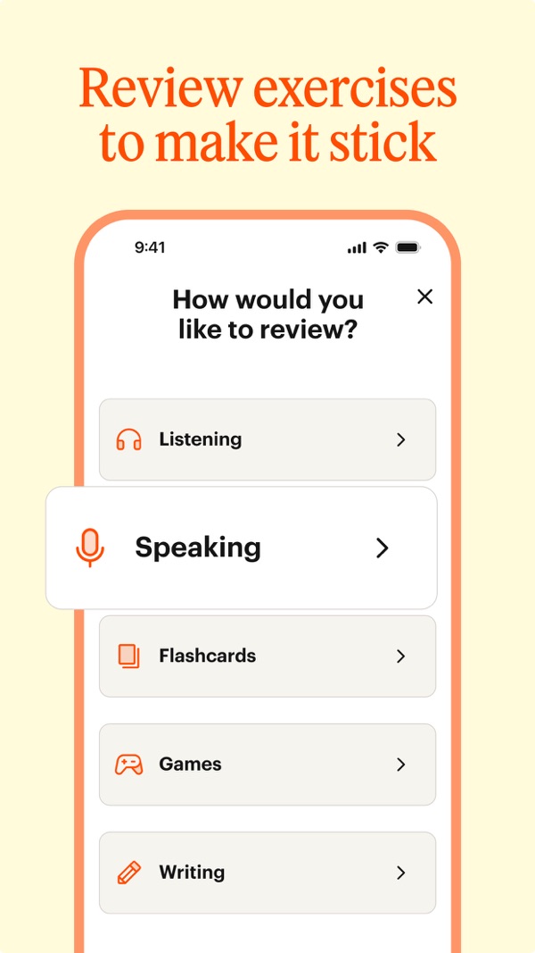 Babbel iPhone screenshot 6