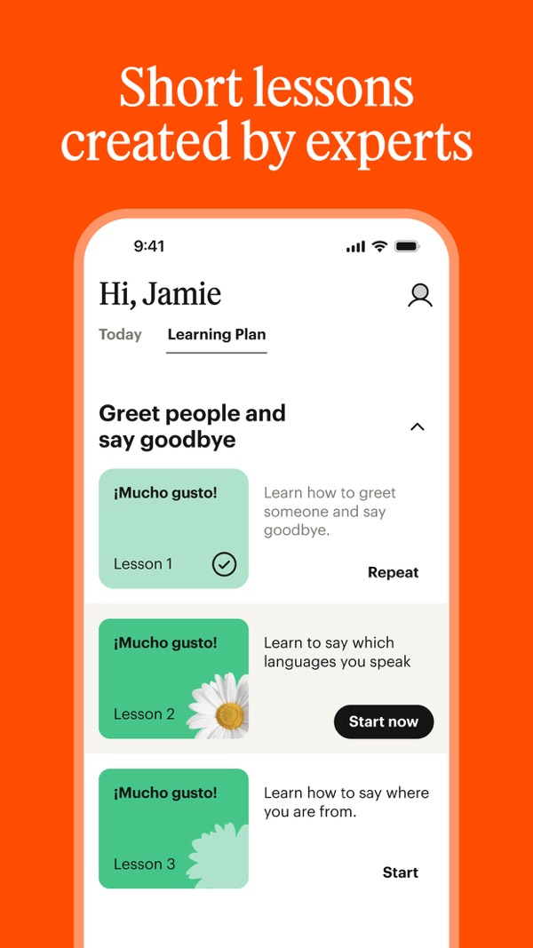 Babbel iPhone screenshot 3