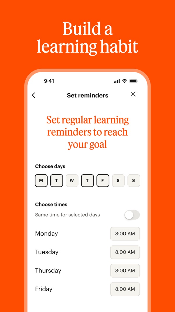 Babbel iPhone screenshot 7