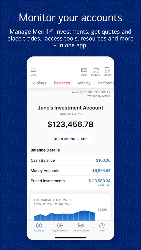 Bank of America Mobile Banking iPhone screenshot 8