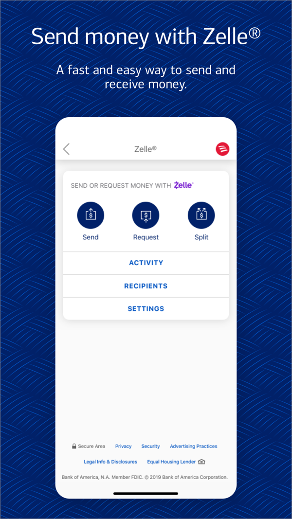 Bank of America Mobile Banking iPhone screenshot 3