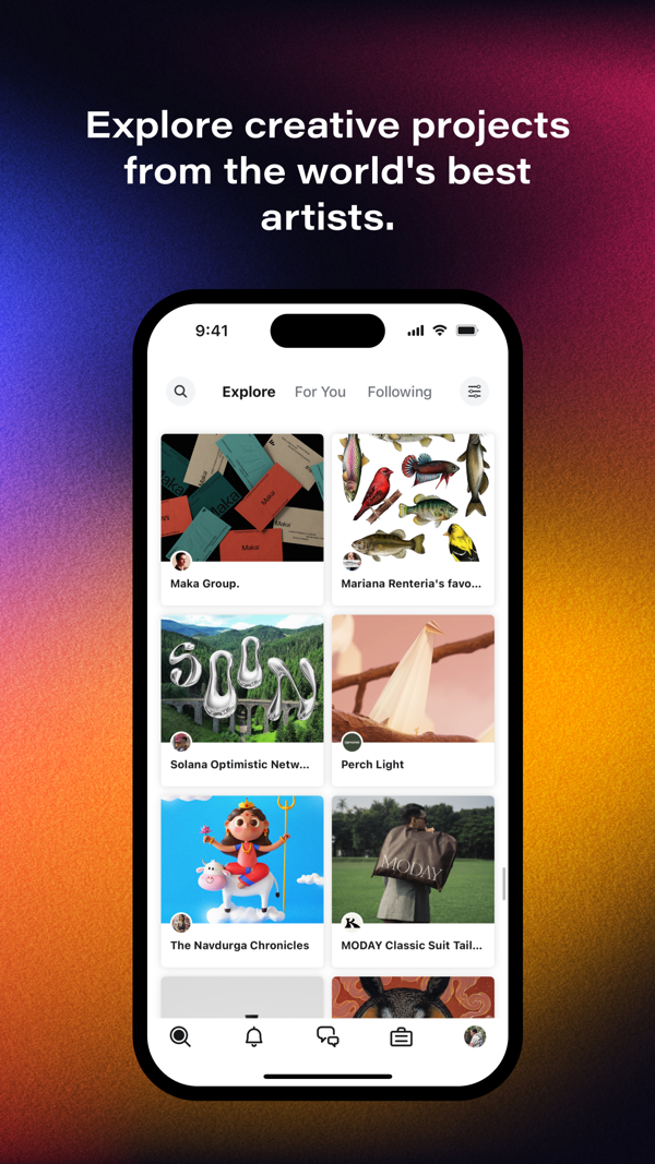 Behance iPhone screenshot 2
