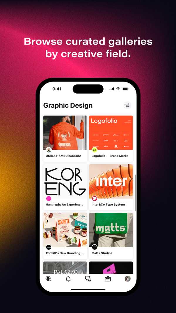 Behance iPhone screenshot 3