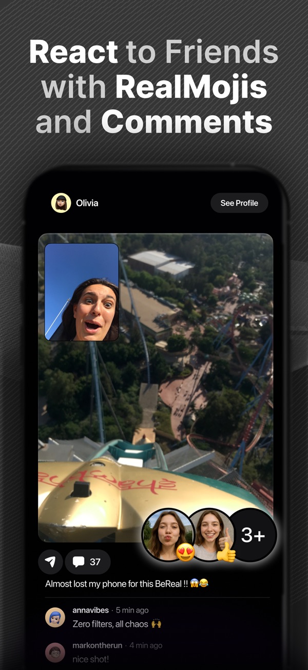 BeReal iPhone screenshot 6