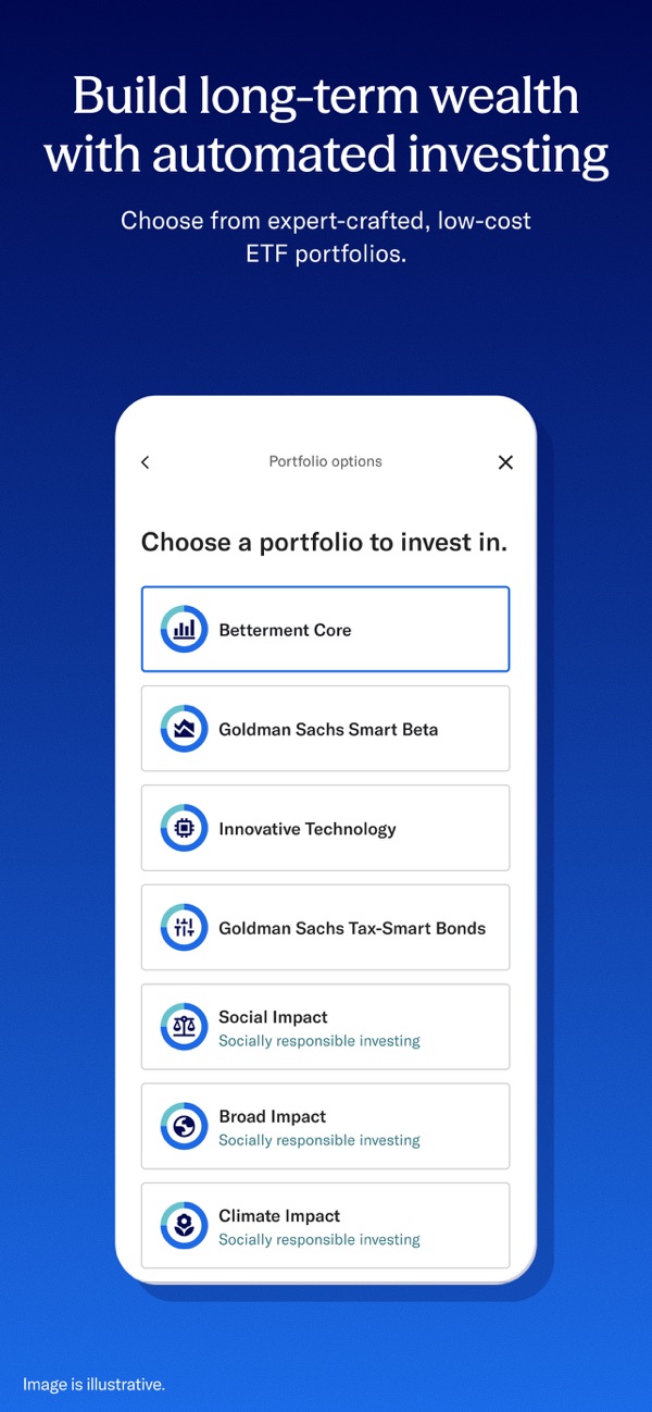 Betterment Invest & Save Money iPhone screenshot 6