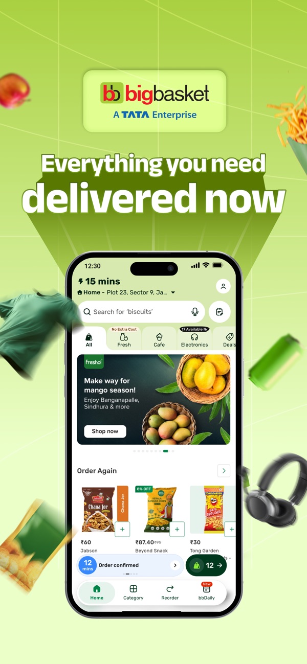 bigbasket iPhone screenshot 1