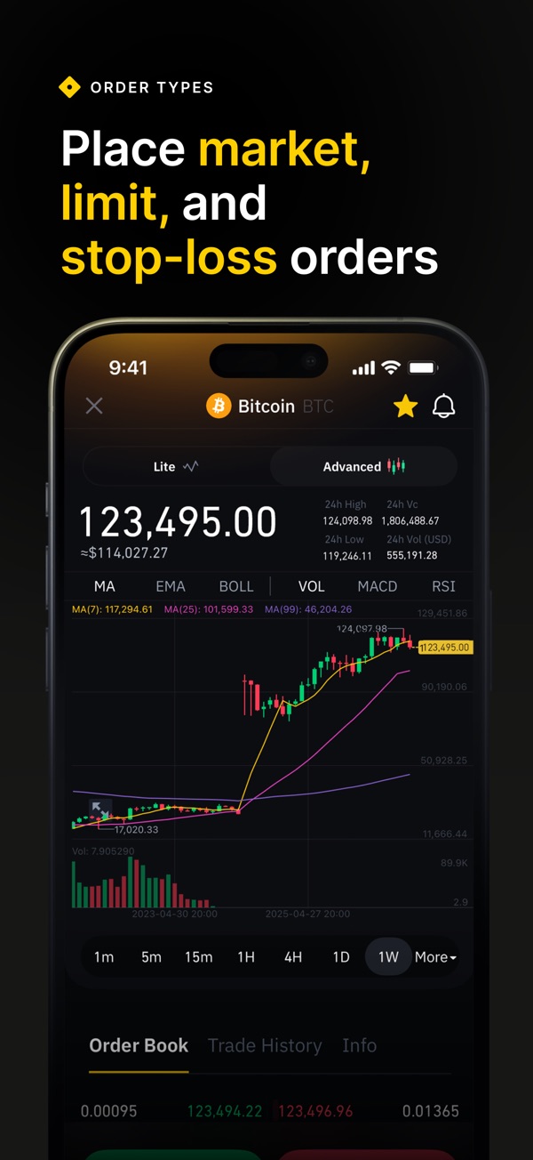Binance.US Exchange・Buy Crypto iPhone screenshot 7